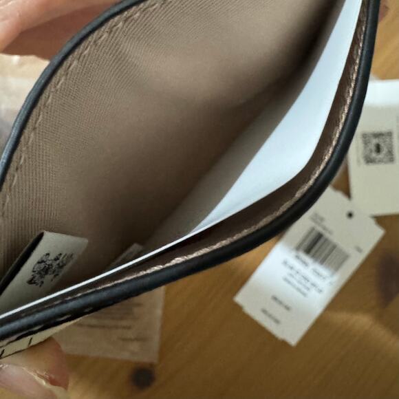 NWT ❤️ Coach Slim Id Card Case With Sketch Print - Picture 9 of 9